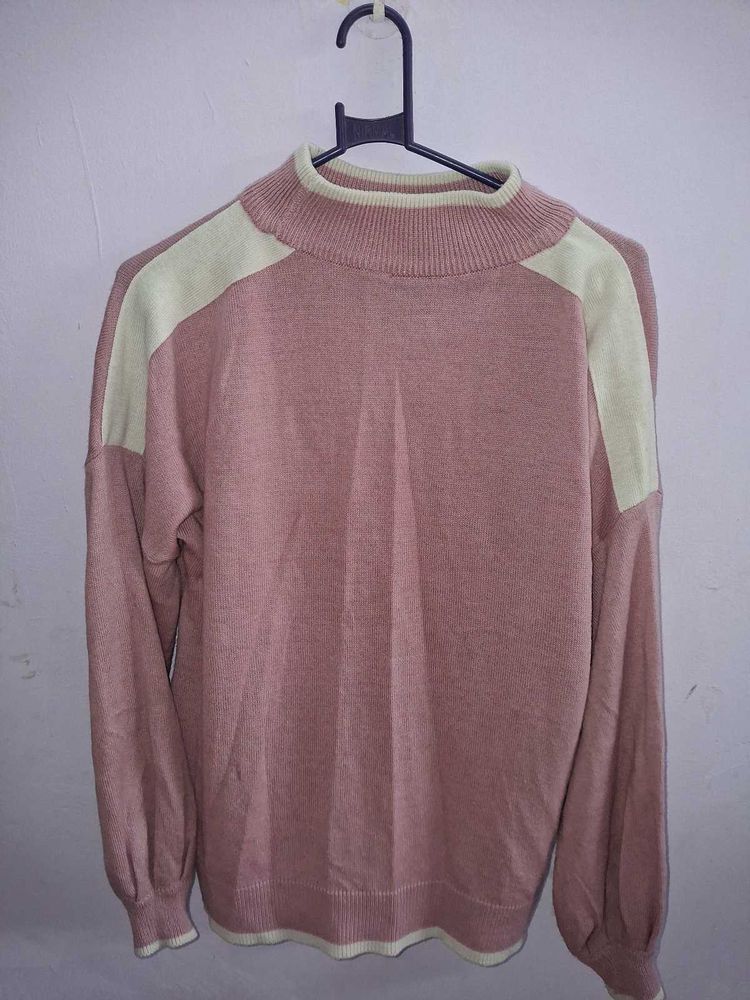 Mauve Knit Pullover