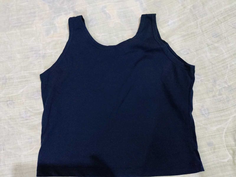 Navy Blue Tank Top