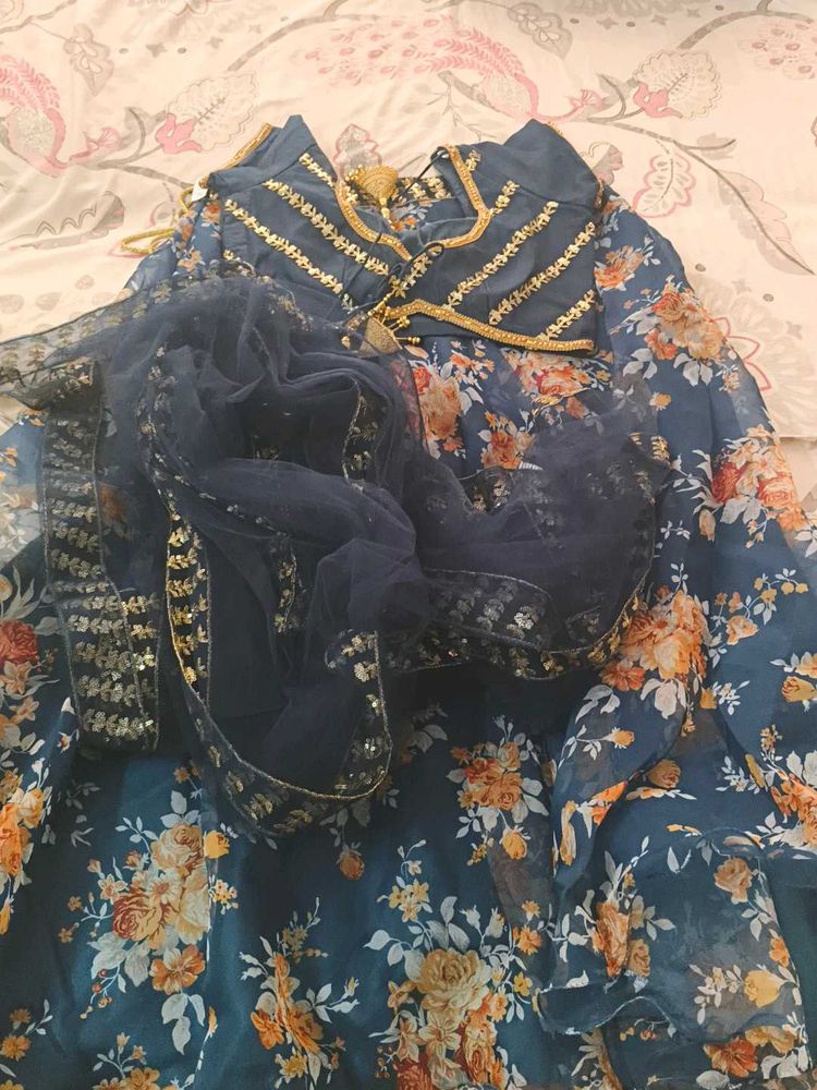 Floral Lehenga Choli Set