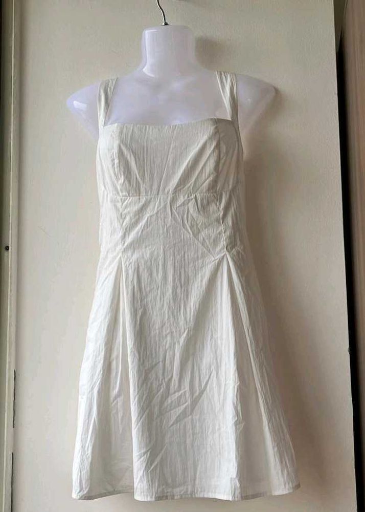 White Sundress with Tie Back