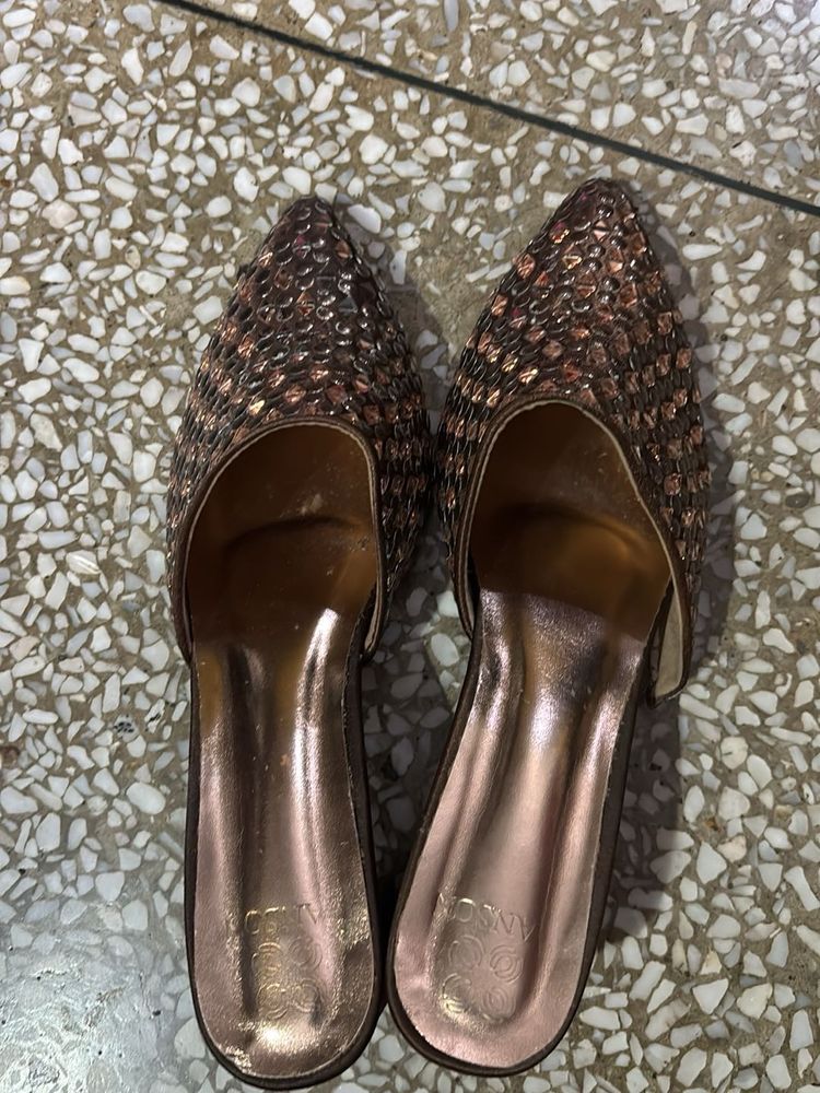 Elegant Bronze Heels