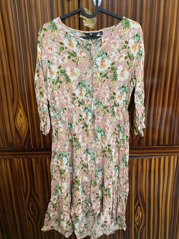 Floral Print Midi Dress