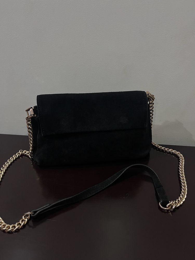 Mango Suede Crossbody Bag