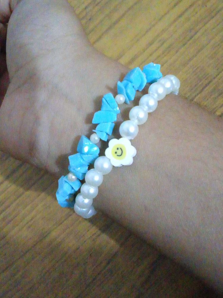 pair of Cute Beaded Bracelets