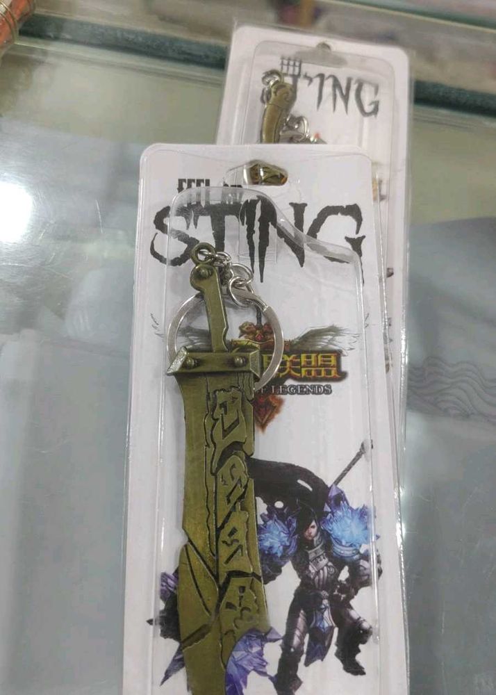 League of Legends Sword Keychain