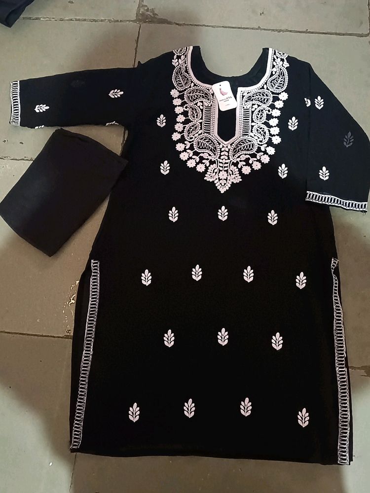 New Chikankari Kurti