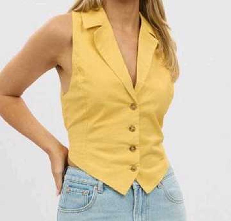 Yellow waist coat