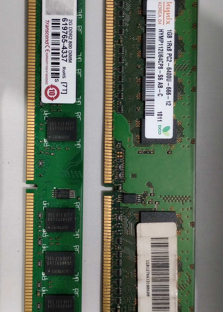 DDR2 RAM &amp; PCI dialup modem