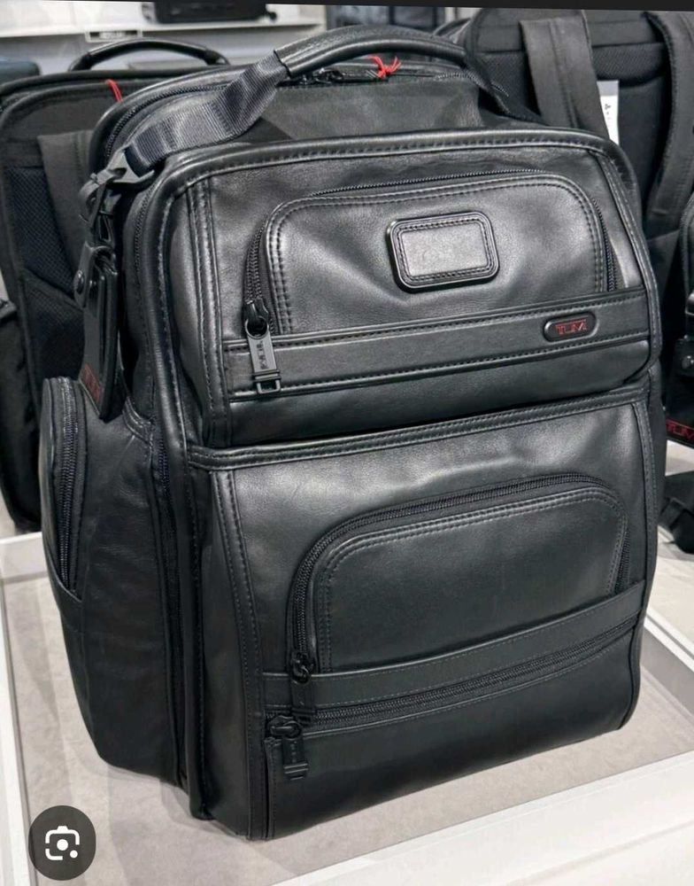 Tumi Leather Backpack