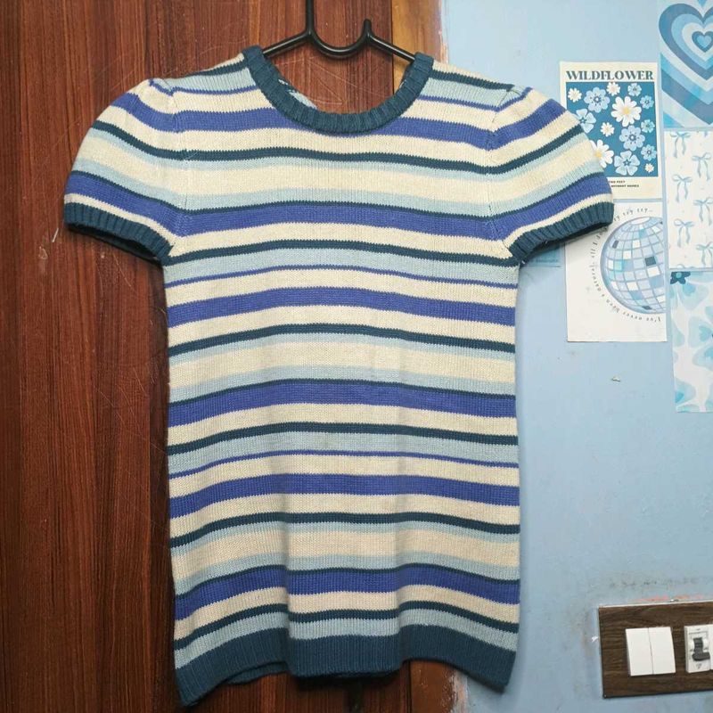 Striped Knit Top - Vintage Style