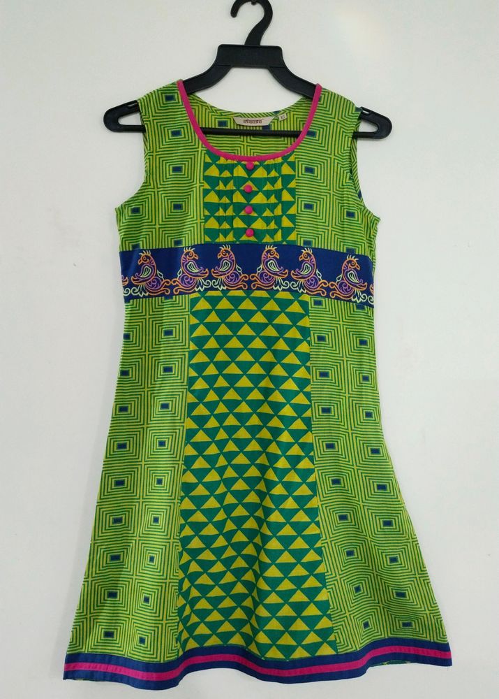 Light Green Festive Kurti