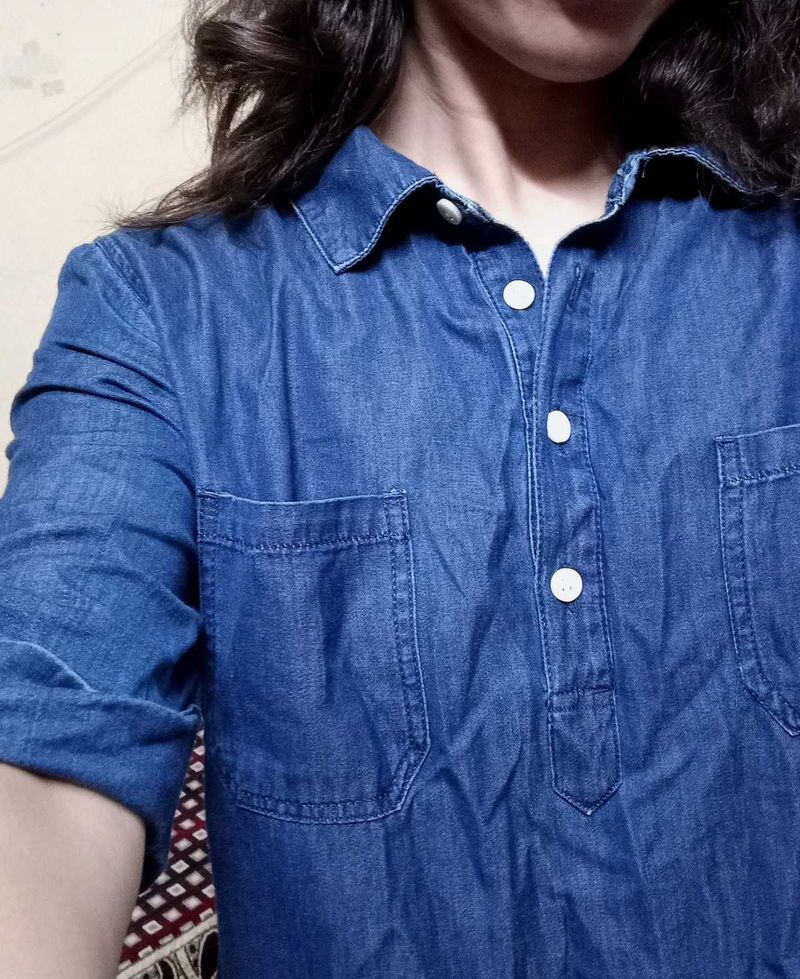 Denim Shirt Dress