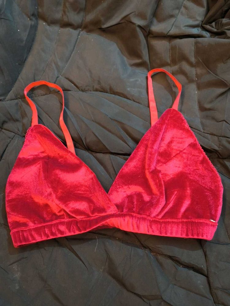Red Velvet Bralette