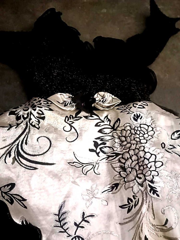 Floral Embroidered frock