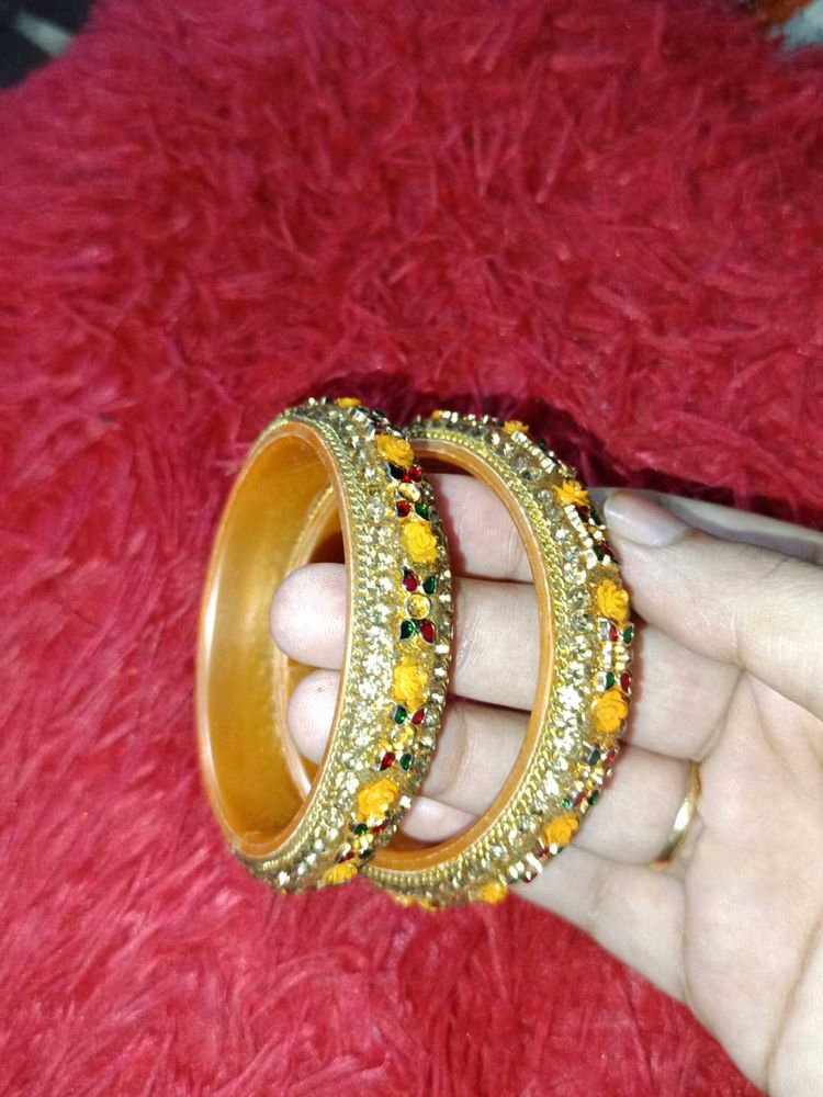 Beautiful Haldi Ceremony Bangles