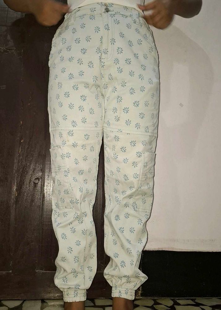Patterned Cargo Pants