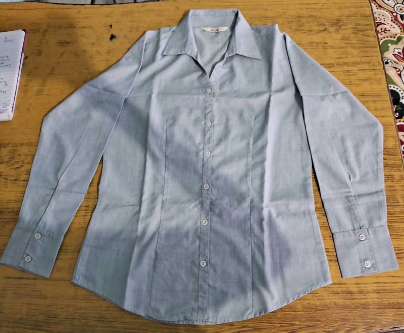 New Grey Shirt Top For Girls🩶