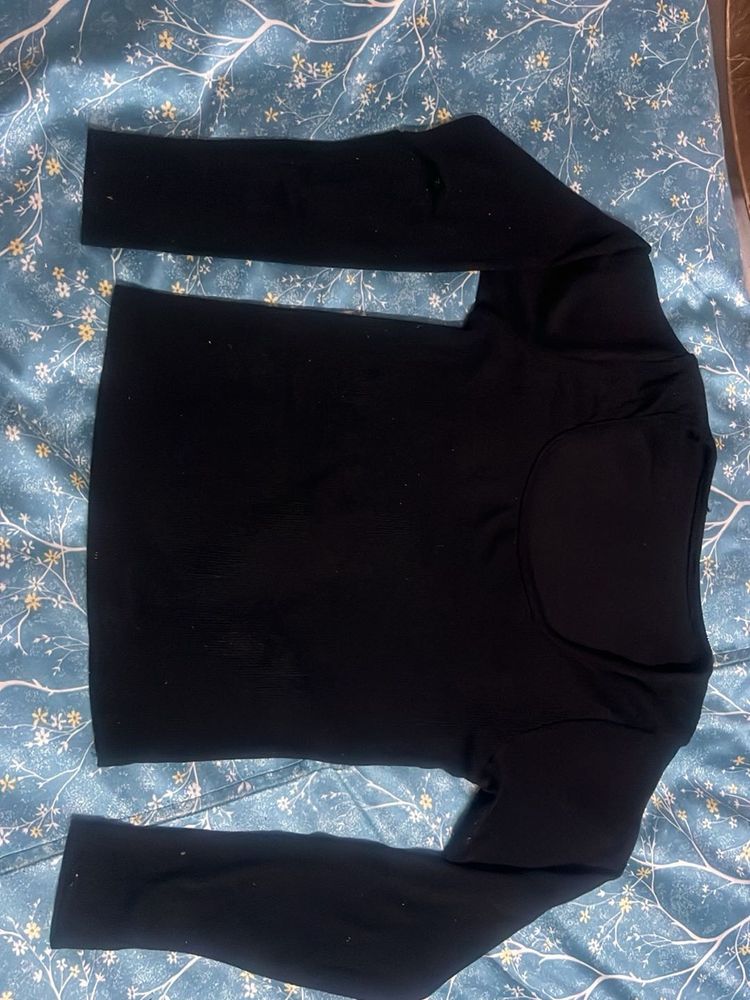 Black Long Sleeve Top