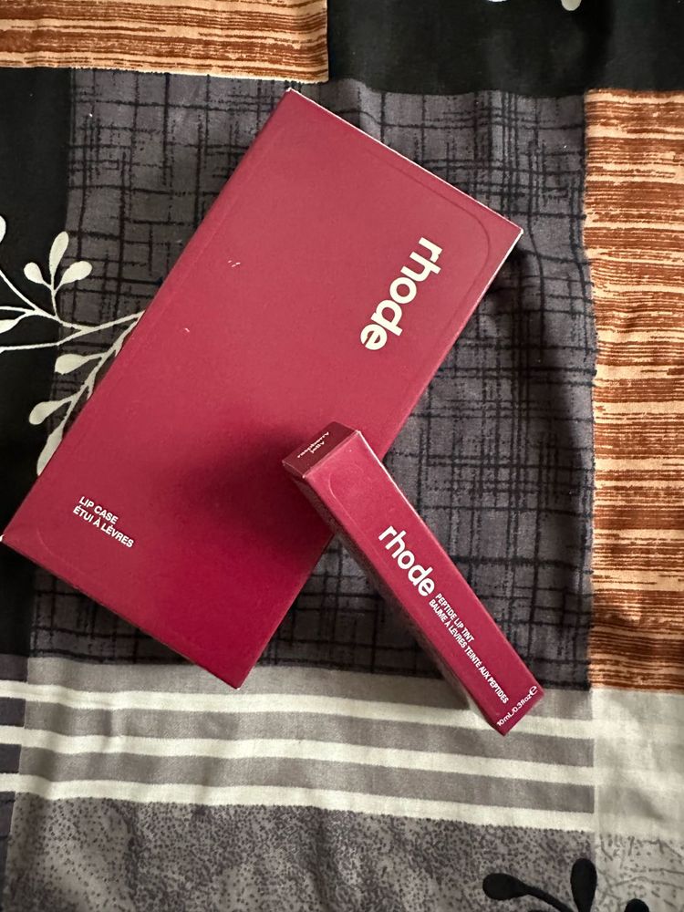 Rhode Peptide Lip Tint and phone case 14promax