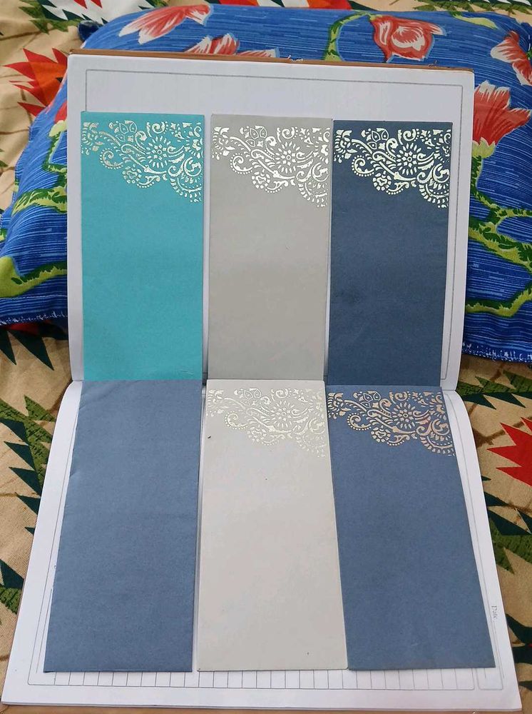 6pcs Fancy Money Gifting Envelopes Metallic Print❤