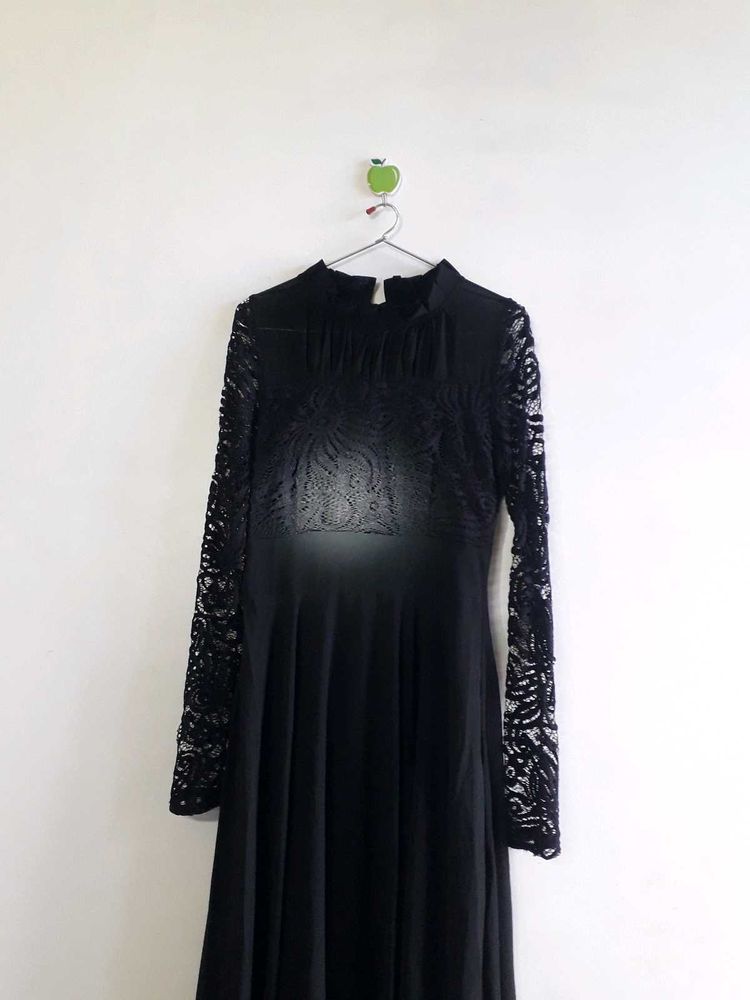 Georgette Black Gown 🖤