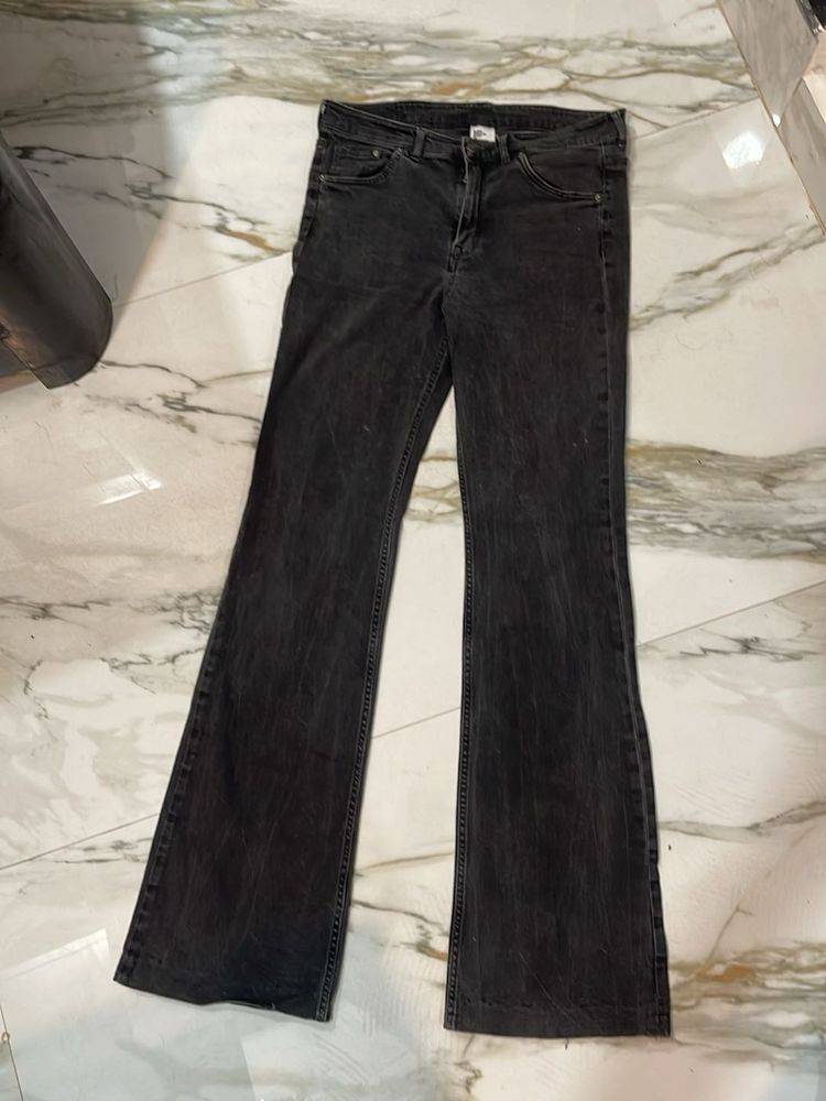 Black Flared Jeans