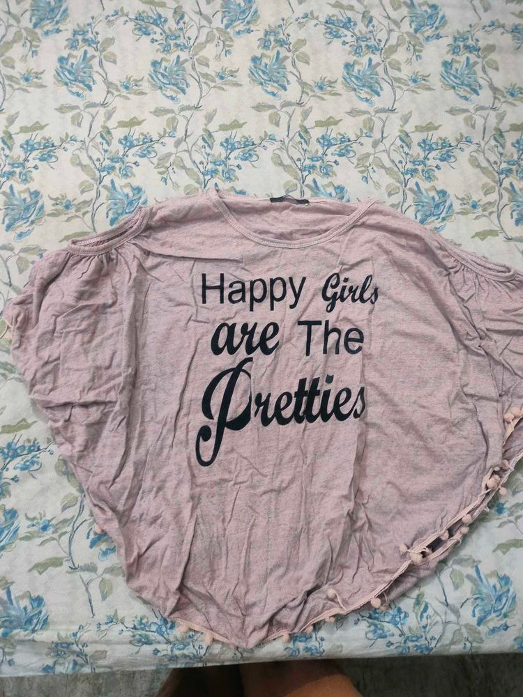 Cape Off Shoulder Top💜