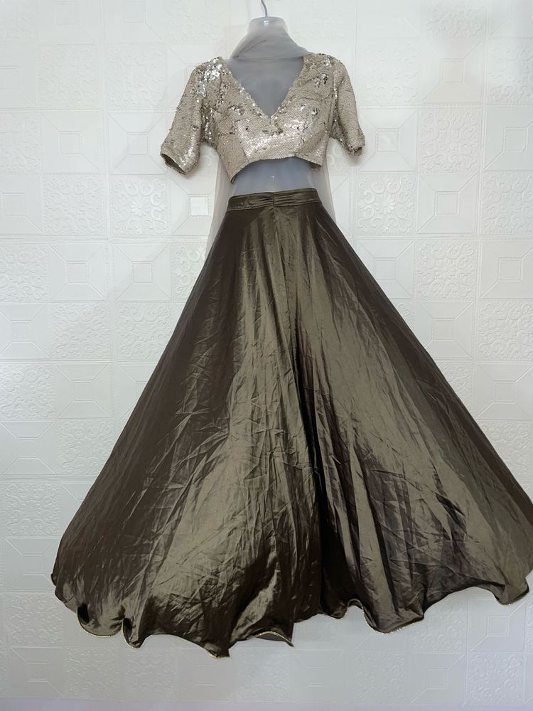SATIN LEHENGA CHOLI