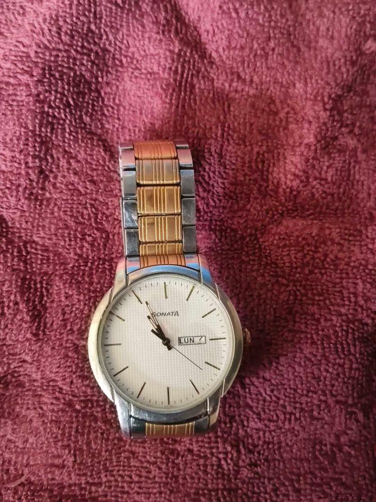 Sonata Two-Tone Watch