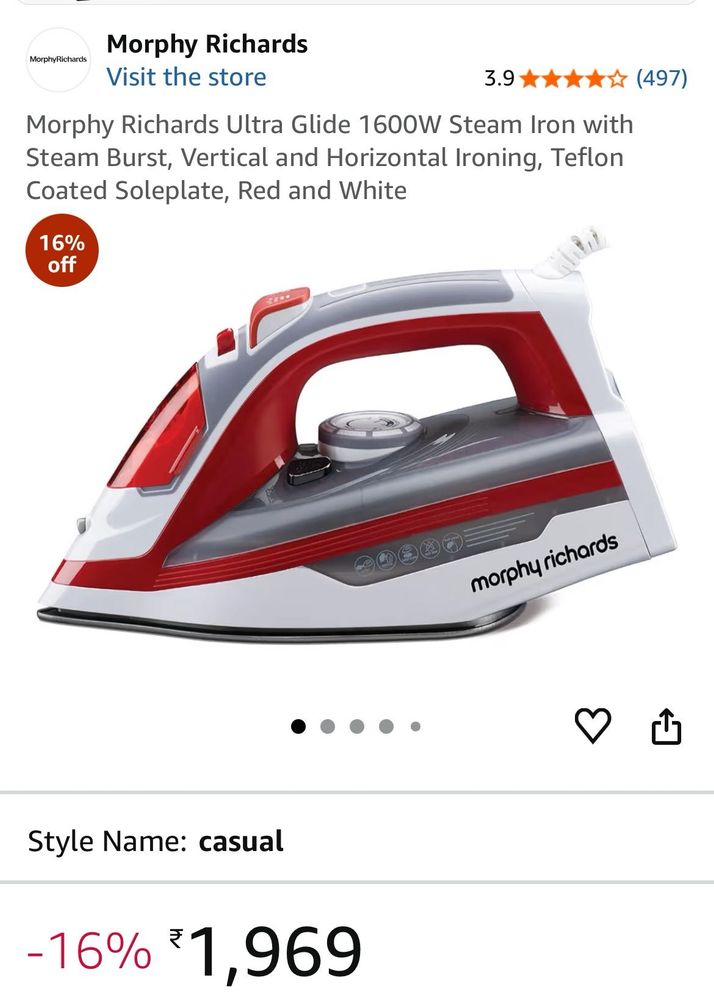 Morphy Richards Ultra Glide Iron