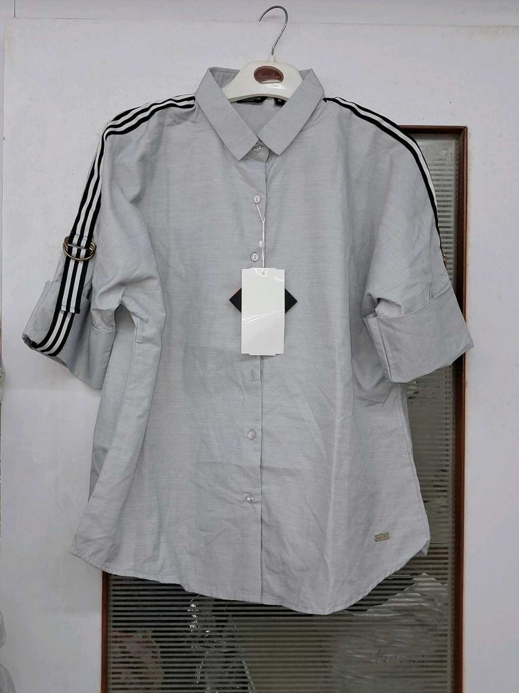 Striped Sleeve Shirt