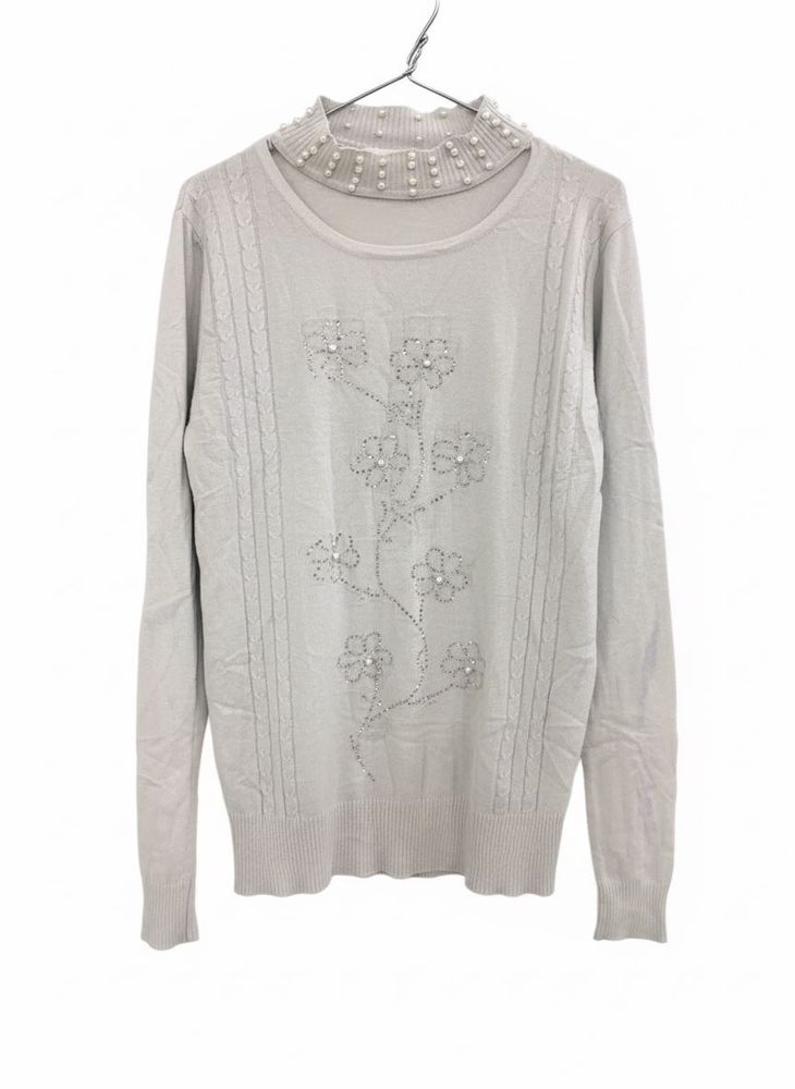 Elegant Embellished Sweater