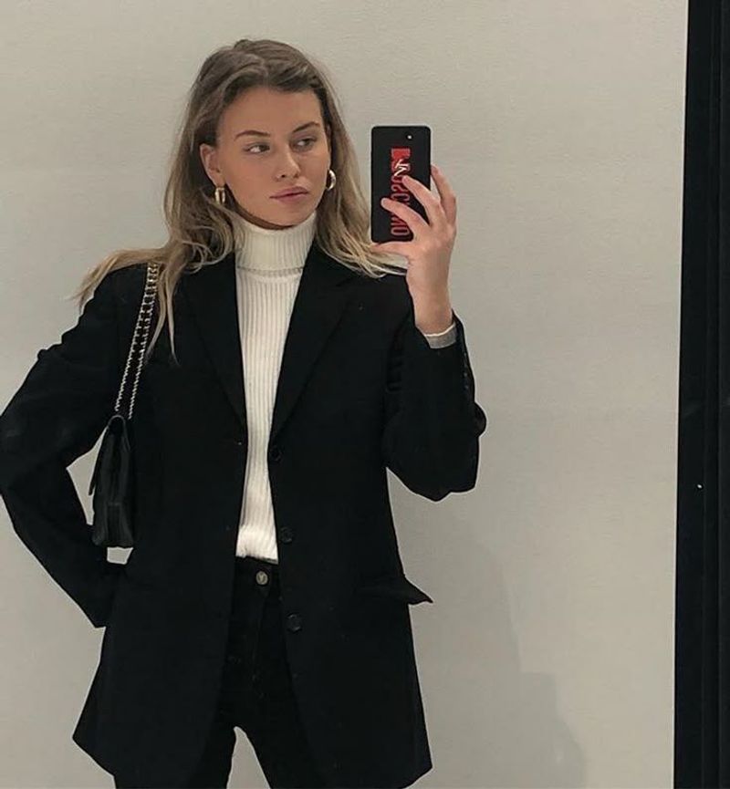H&amp;M Pintresty 🌸fitted black blazer