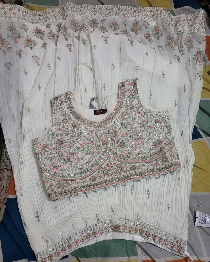 Lehenga Choli set with cancan