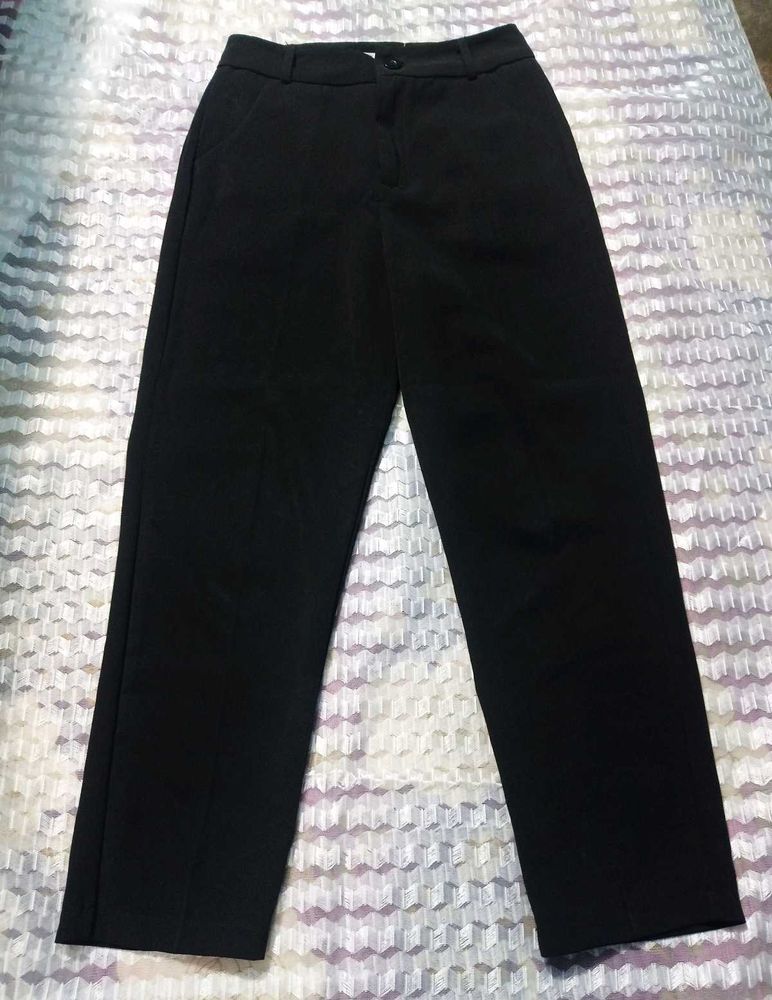 Black Straight Leg Pants