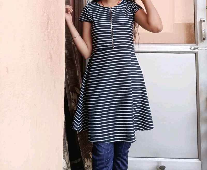 Midi Dress Nevy Blue