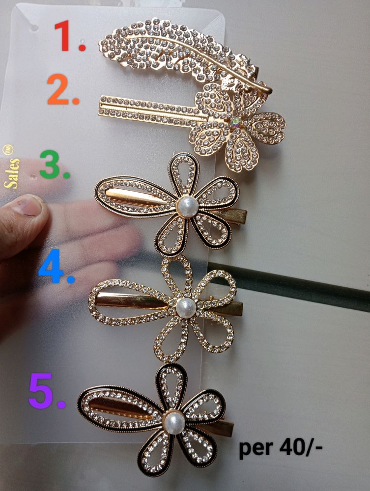 😊Korean clips  😘PACK of 5