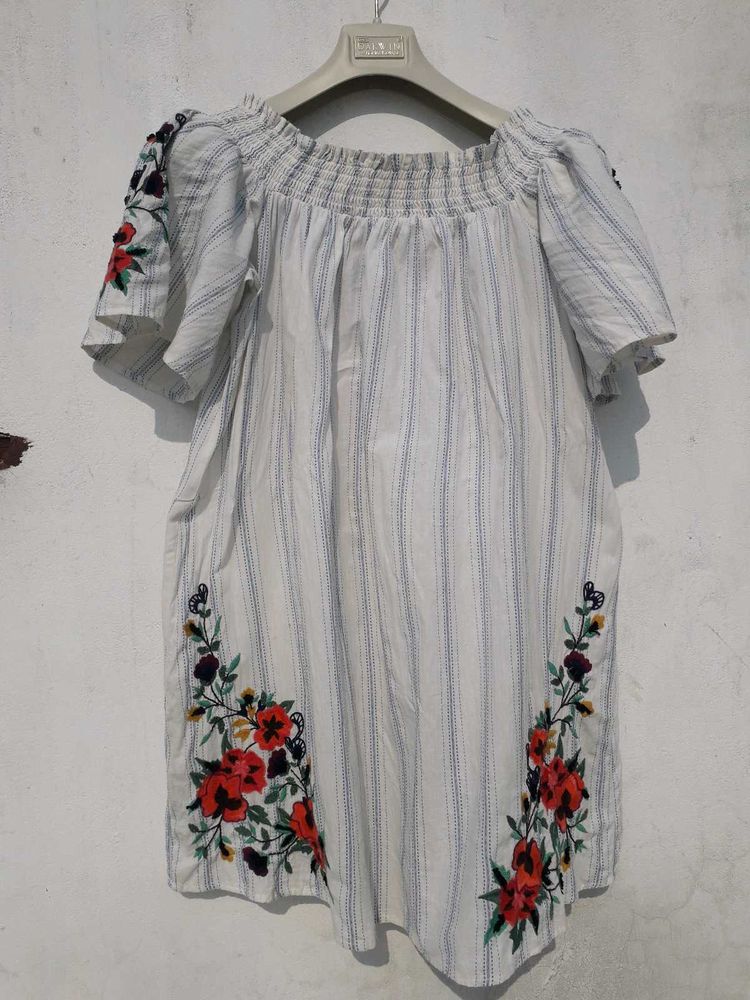 ZARA embroidered Dress🎀