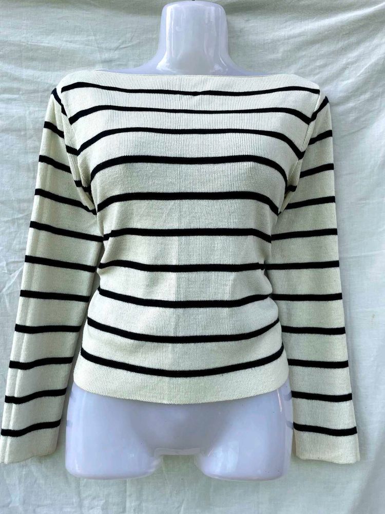 Striped Long Sleeve Top