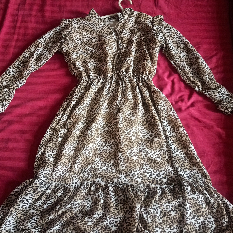 Cheetah print dress