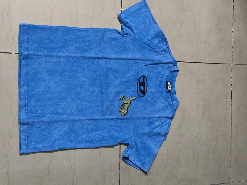 Diesel Blue Graphic T-Shirt