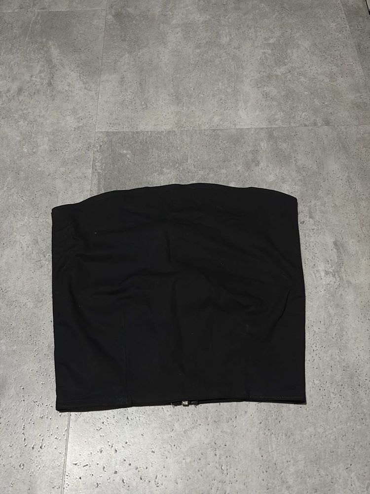 Black Bandeau Top