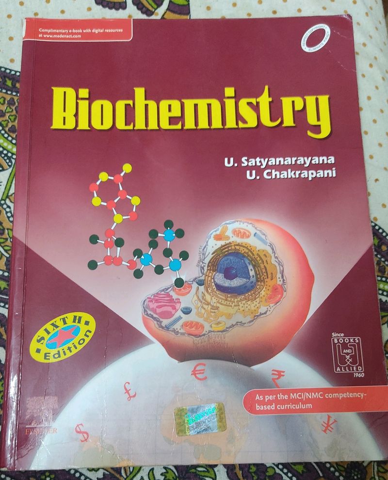 Biochemistry Book Satyanarayan MBBS &amp; BDS Students