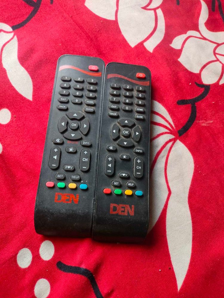 Den Setup Box Remote Combo Of 2