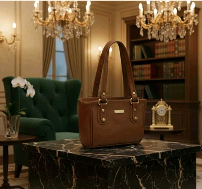 Elegant Brown Tote Bag