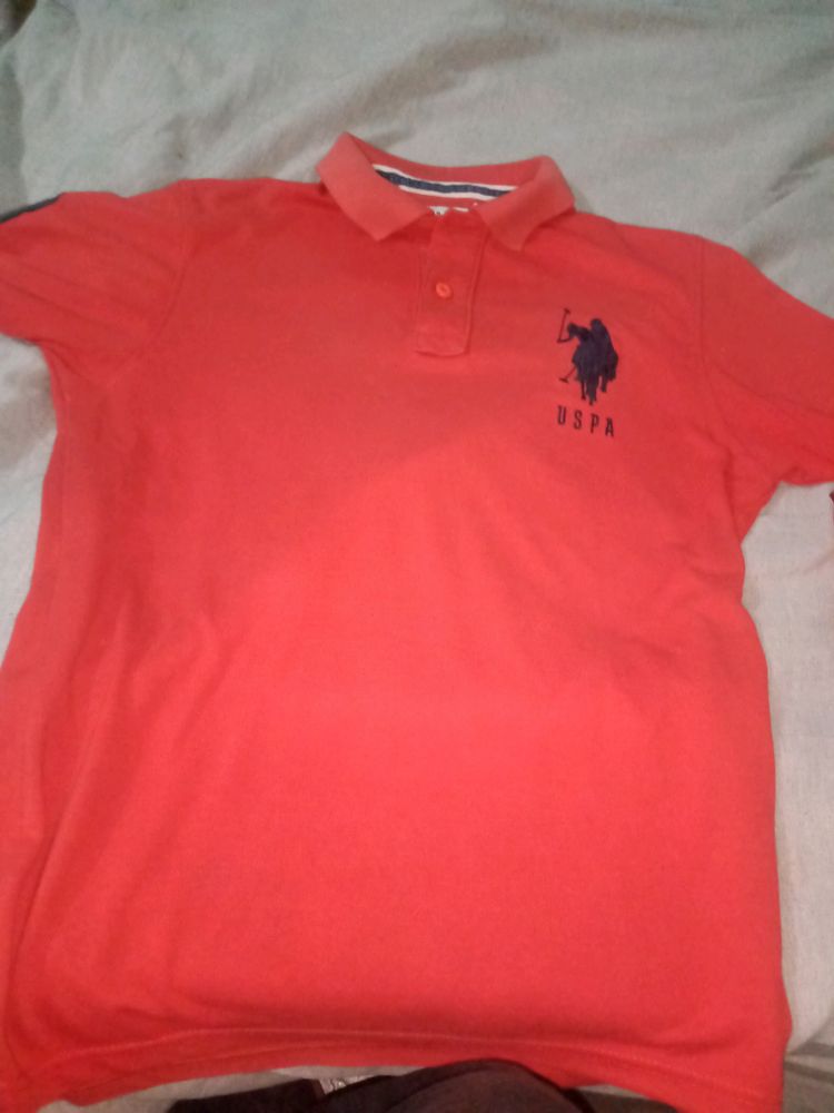 Us Polo Braded Red T-Shirt