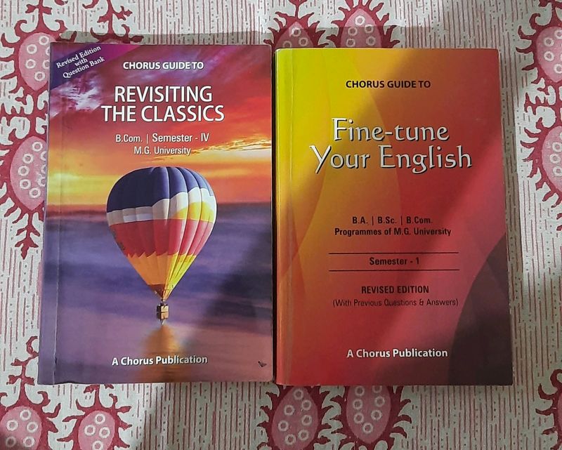 MG University 1st Semester And 4th Semester English Guide