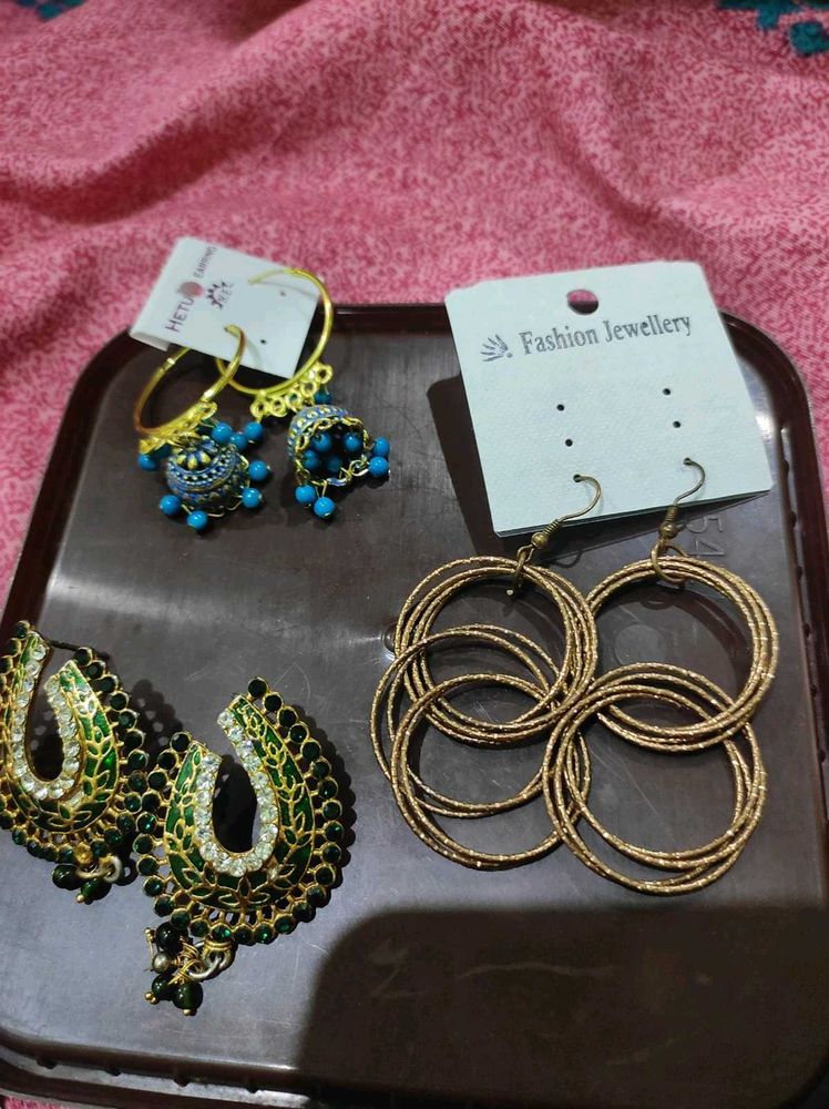 COMBO Of 3 DESI Earrings