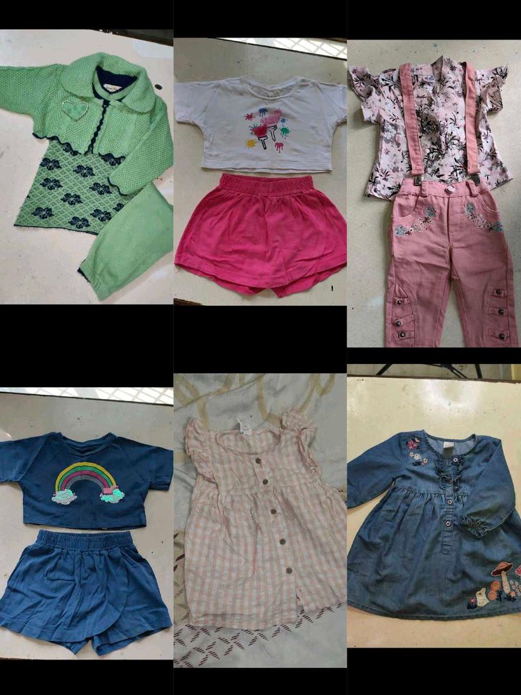 combo 6 dress for baby girl