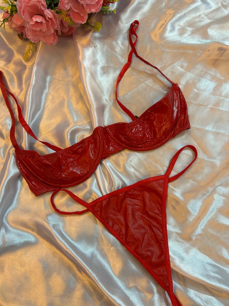 Red Lingerie Set